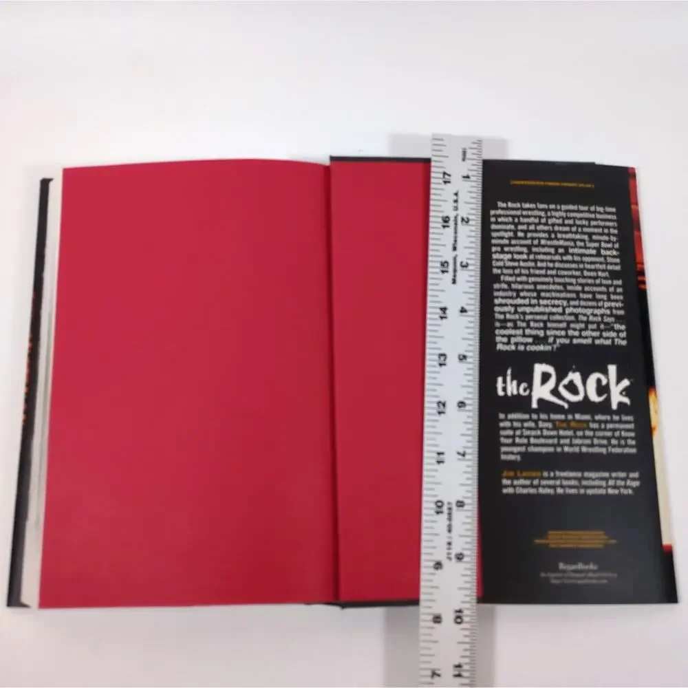 The Rock Says... by Dwayne Johnson 1st Edition Hardcover w/ DJ 2000 Joe Layden